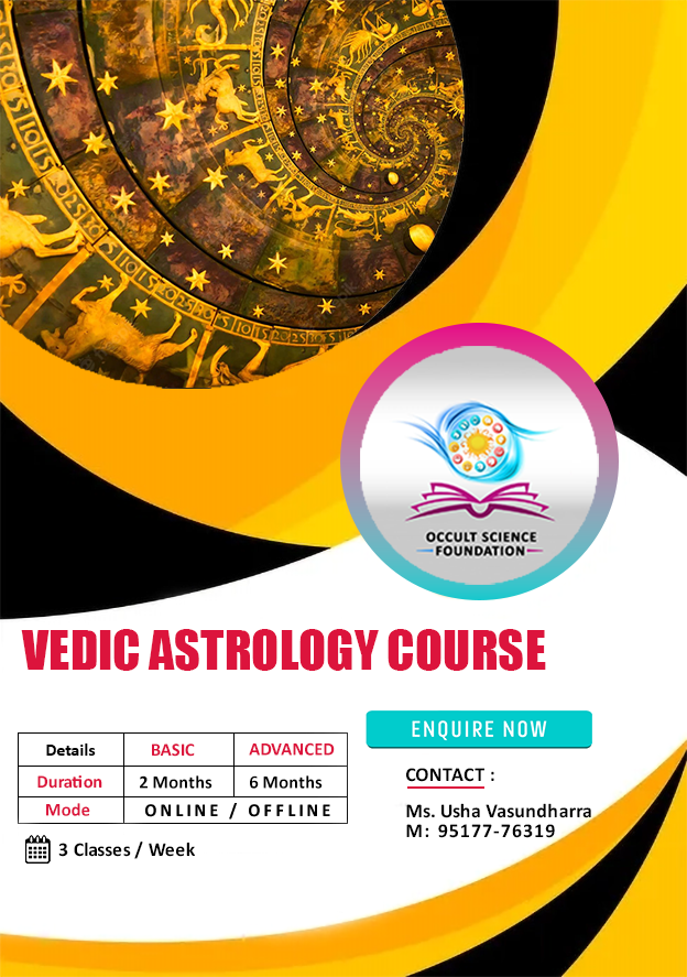 VEDIC ASTROLOGY COURSE